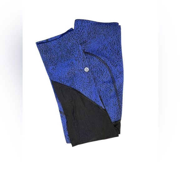 Lululemon Rush Hour Crop Leggings – Sapphire Black, Size 4 - Picture 1 of 3